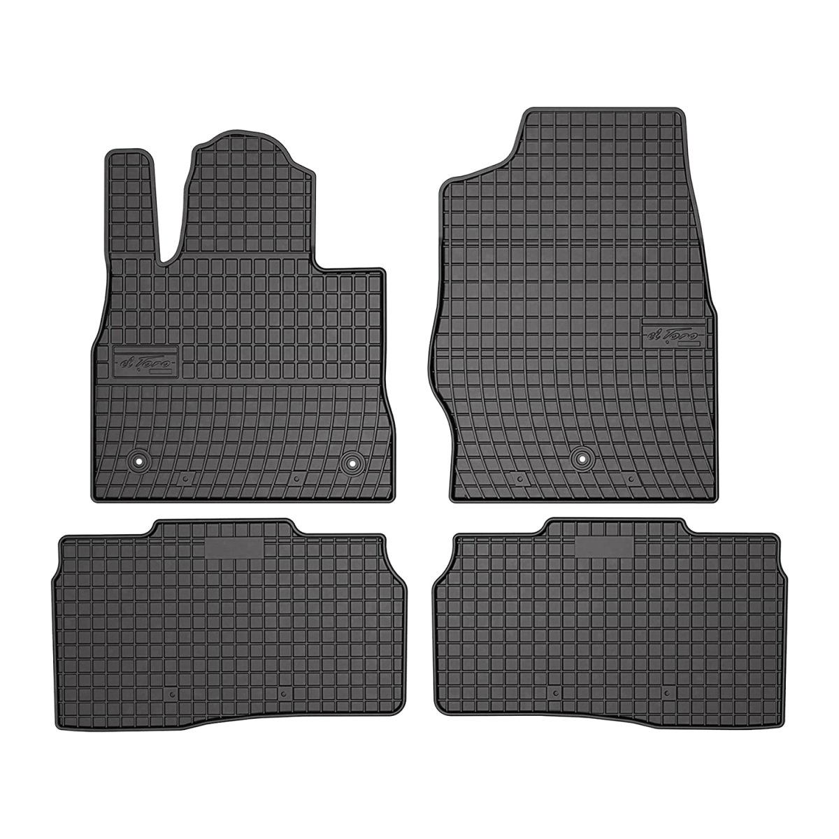 Ford Explorer VI Floor Mats - Omac - El Toro - Black - 2020-2025 Ford Explorer VI Floor Mats - Omac - El Toro - Black - 2020-2025